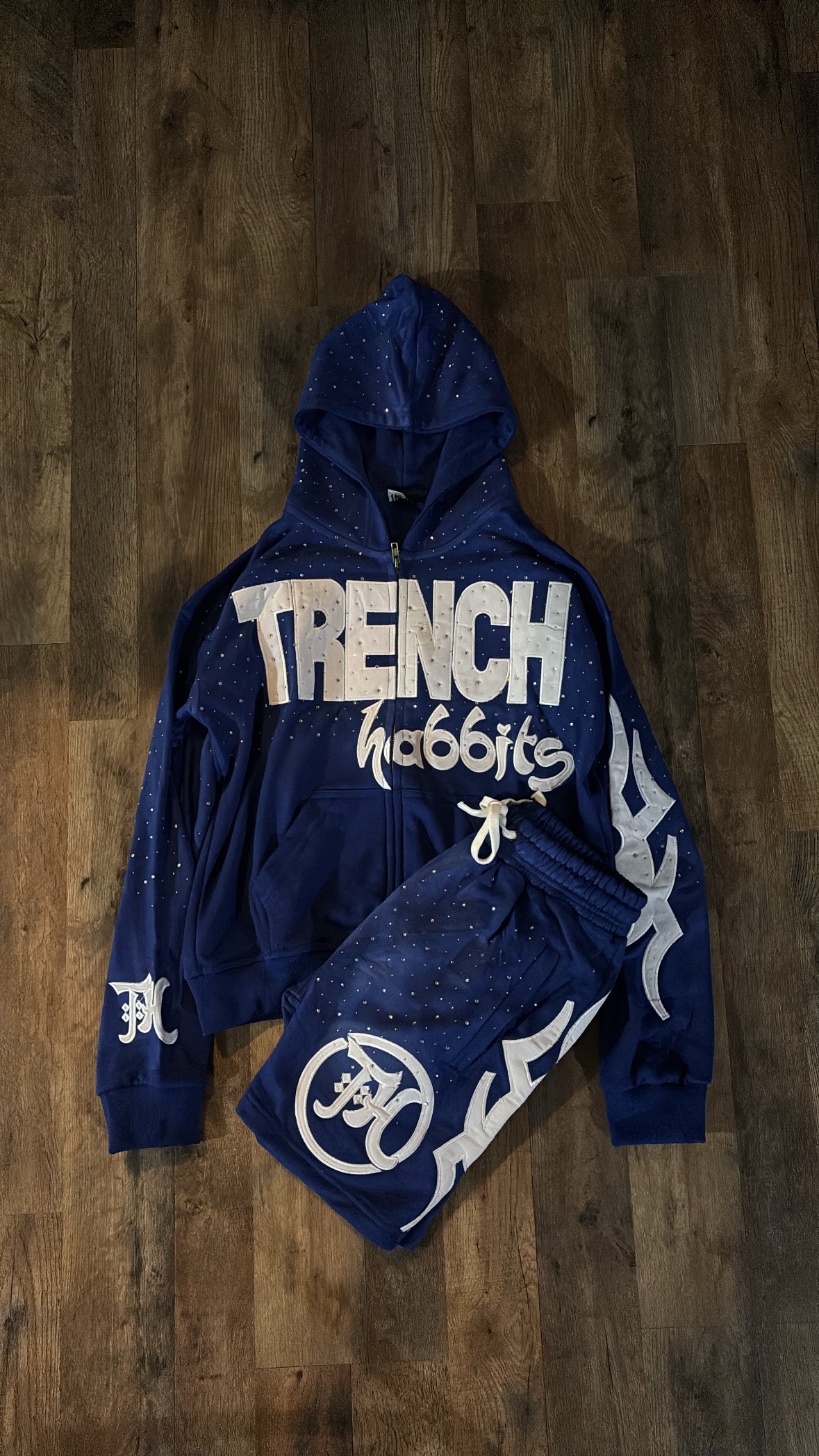 BLUE SHORTS SET